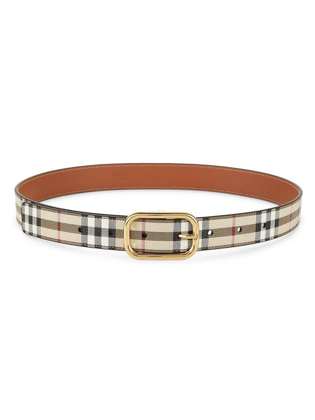 Womens Check Belt Product Image