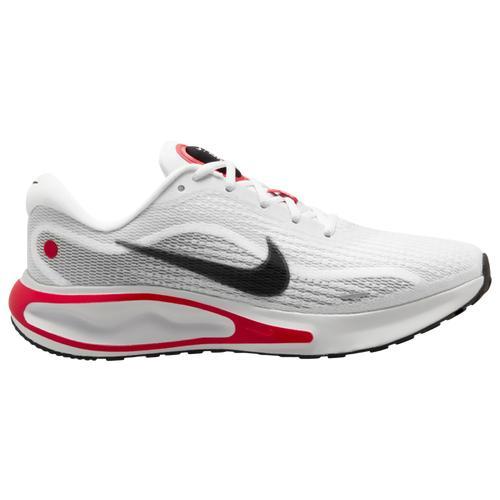 Nike Mens Nike Journey Run - Mens Running Shoes White/Black/Red Product Image