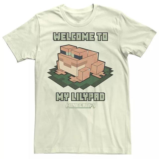 Mens Minecraft Logo Frog Welcome To My Lily Pad Graphic Tee Product Image