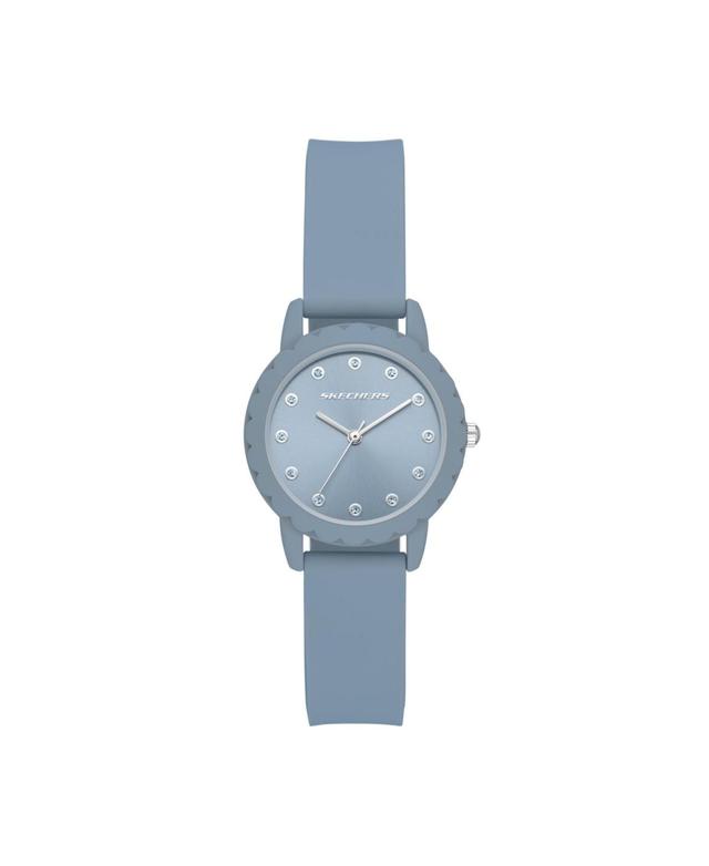 Skechers Womens Anaheim Three-Hand, Blue Alloy Watch, Blue - Blue Product Image