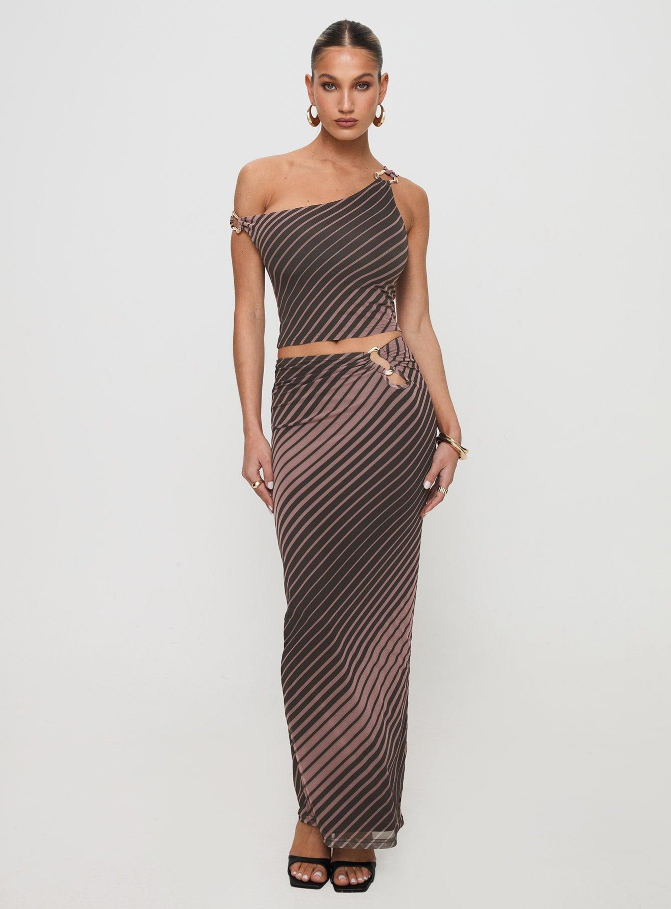 Whiley Maxi Skirt Multi Stripe Product Image