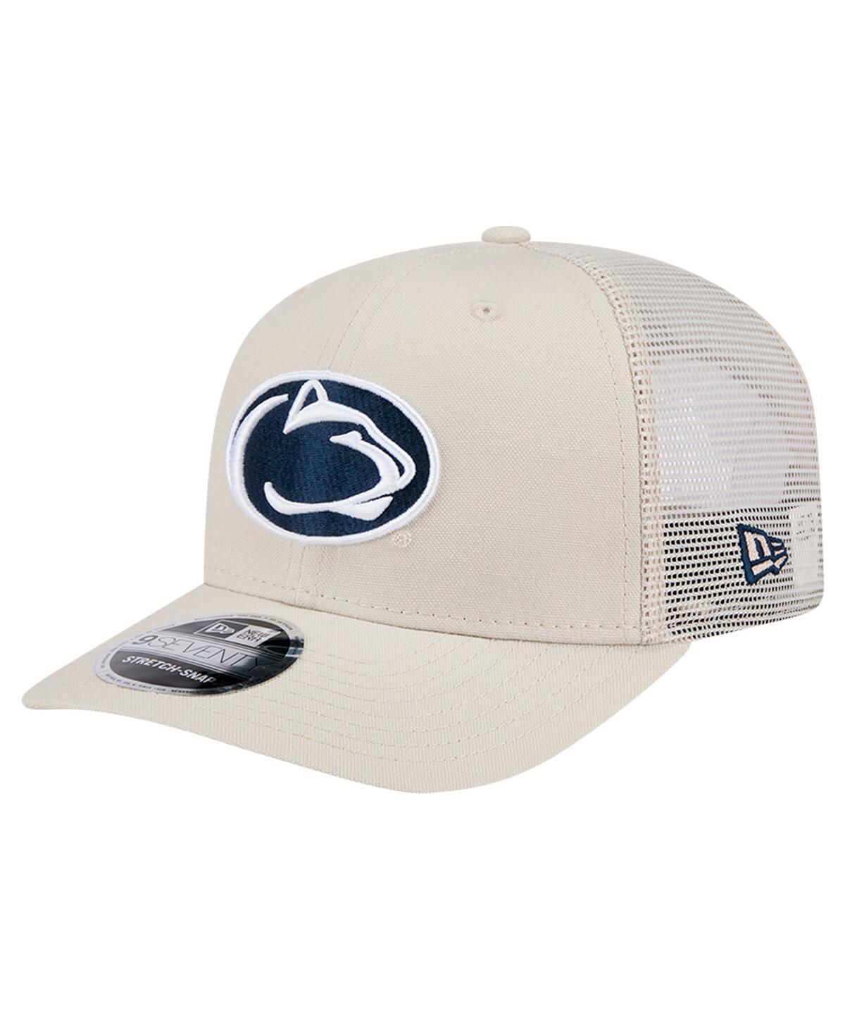 New Era Mens Natural Penn State Nittany Lions Canvas 9SEVENTY Stretch-Snap Hat Product Image