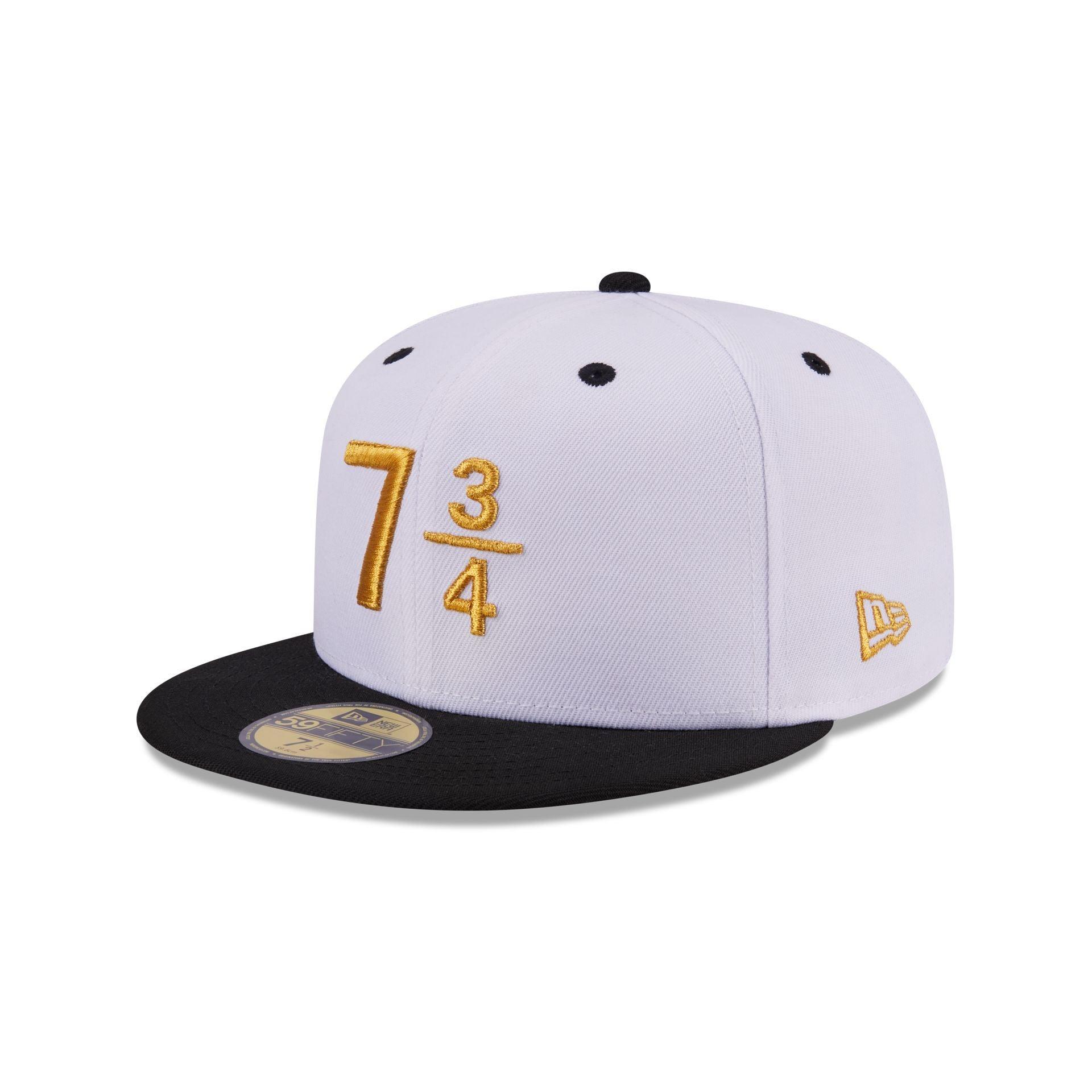 New Era Cap Signature Size 7 3/4 White 59FIFTY Fitted Hat Male Product Image