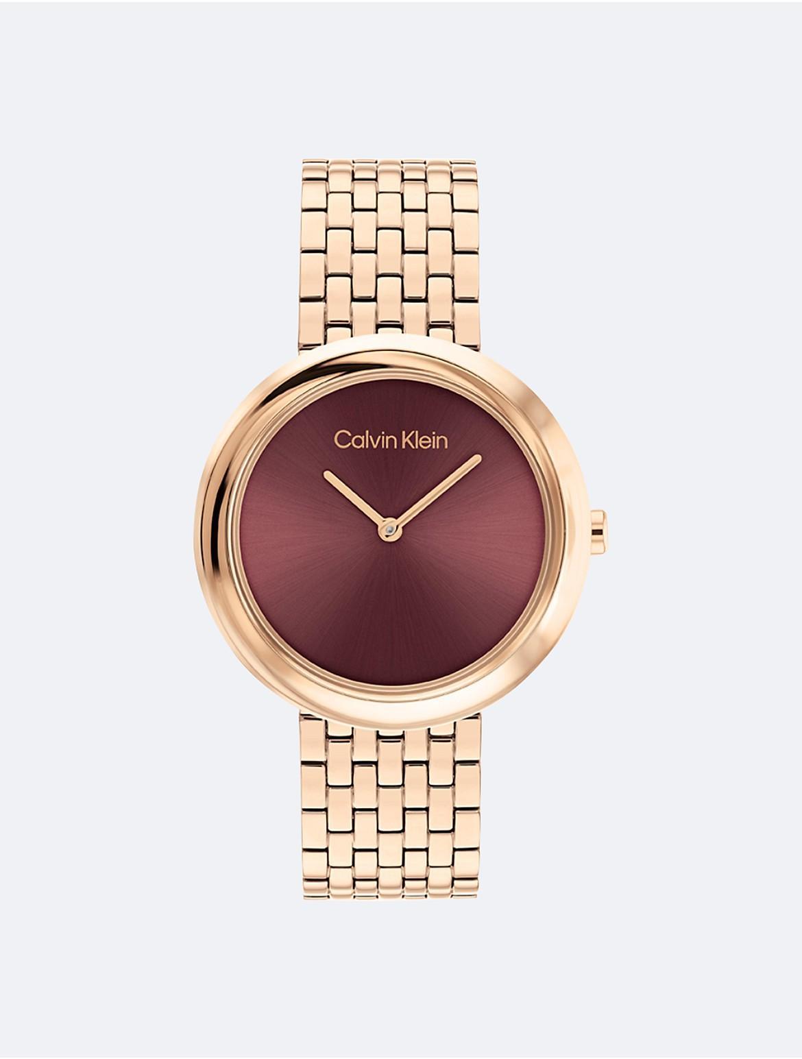 Calvin Klein Mens Contoured Bezel Watch - Metallic Product Image