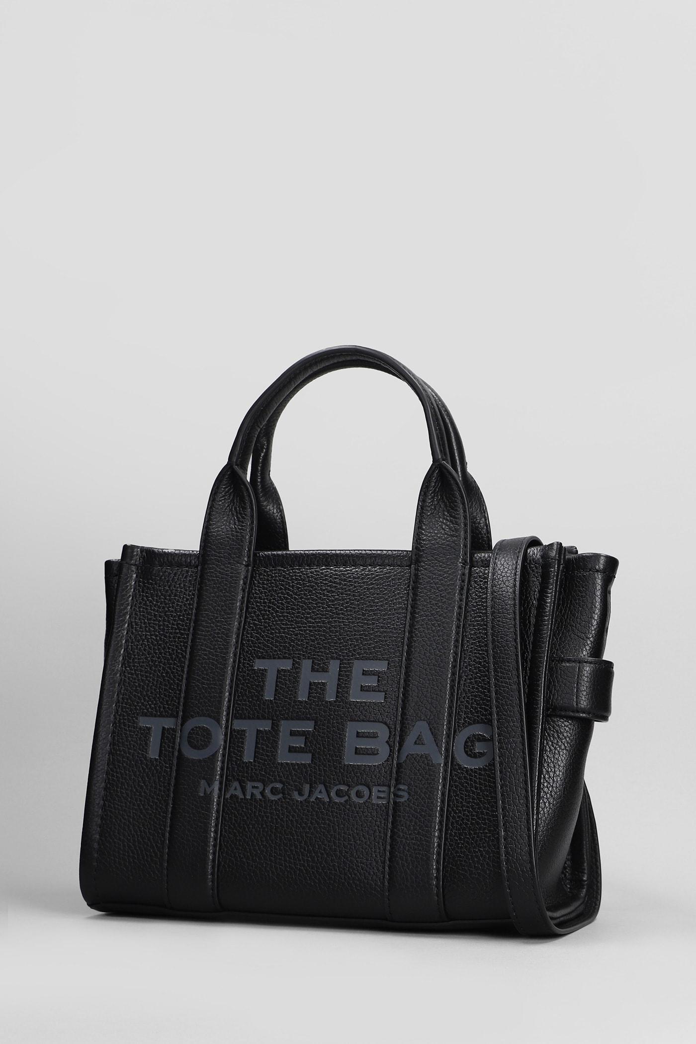 MARC JACOBS The Small Tote Tote In Black Leather Product Image