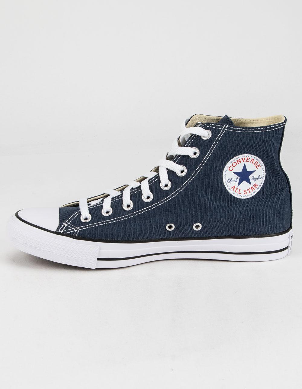 CONVERSE Chuck Taylor All Star Navy High Top Shoes Product Image