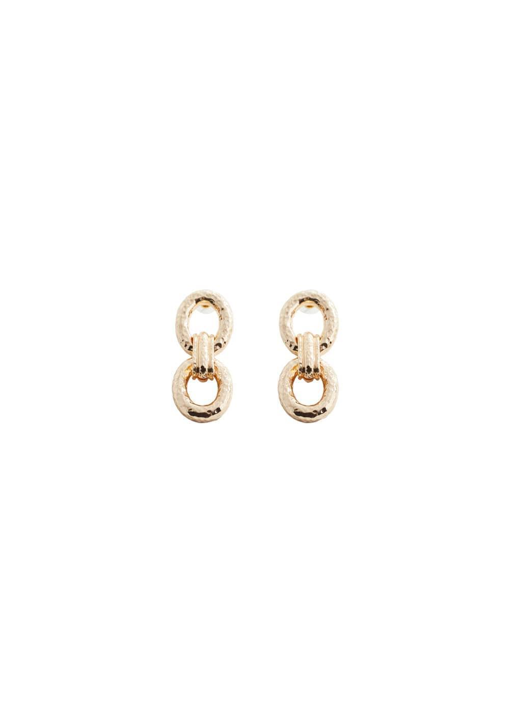 MANGO - Link hoop earrings - One size - Women Product Image