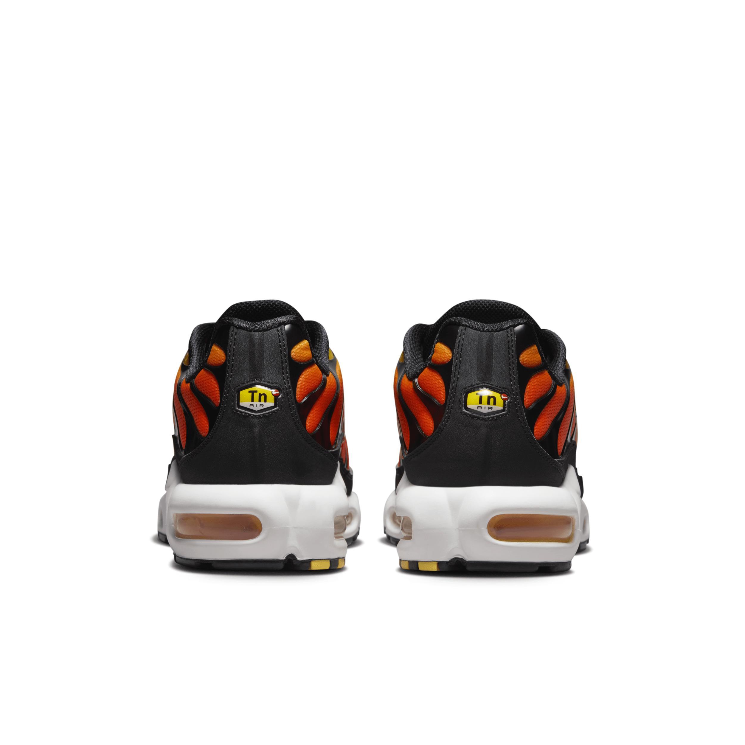 Nike Mens Air Max Plus Sunset - Running Shoes Black/Orange/Red Product Image