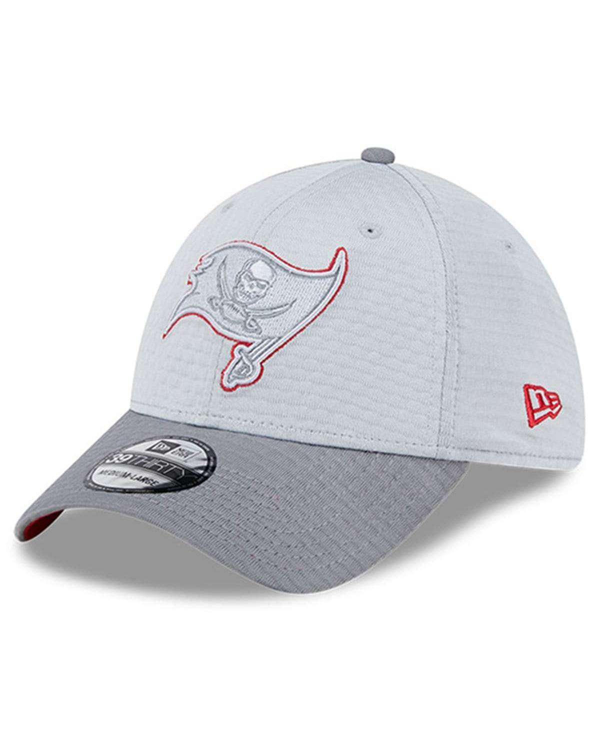 New Era Mens Gray Tampa Bay Buccaneers 2024 Nfl Training Camp 39THIRTY Flex Hat Product Image