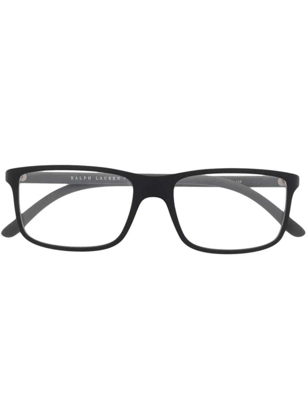 Wayfarer-frame Glasses In Grey Product Image