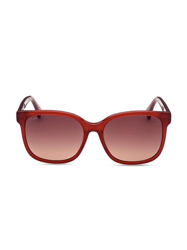 Womens 57MM Square Sunglasses Product Image