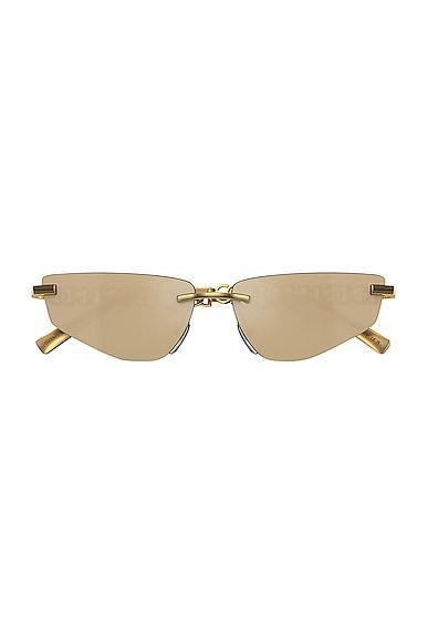 Dolce & Gabbana Oval Sunglasses in Metallic Product Image