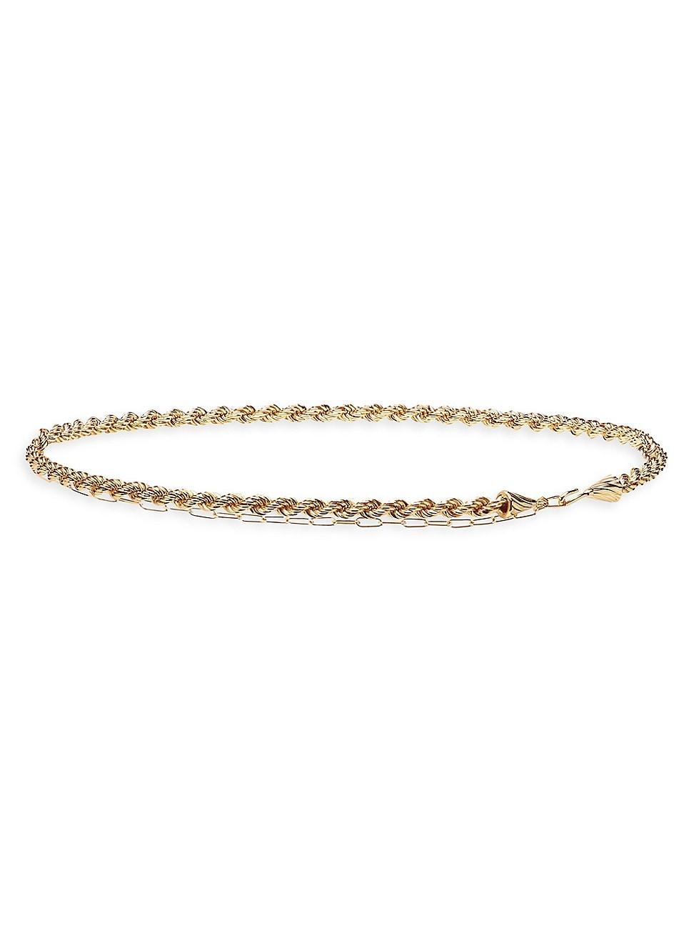 Womens Donna Goldtone Chain Belt Product Image