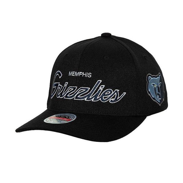 Mens Mitchell & Ness Black Memphis Grizzlies MVP Team Script 2.0 Stretch-Snapback Hat Product Image