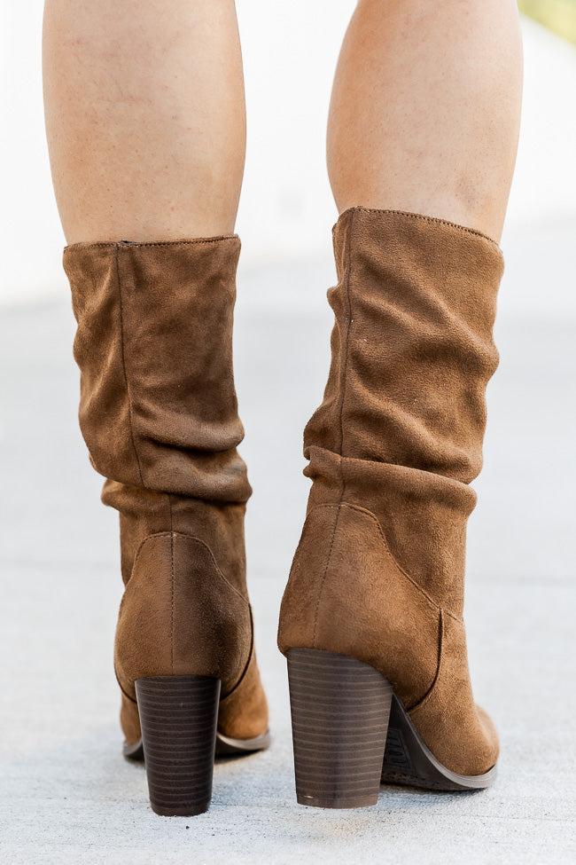 Christie Coffee Slouchy Suede Bootie FINAL SALE Product Image