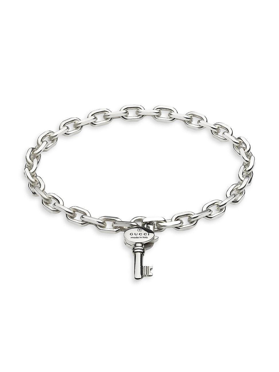 Womens Trademark Sterling Silver Key Charm Bracelet Product Image