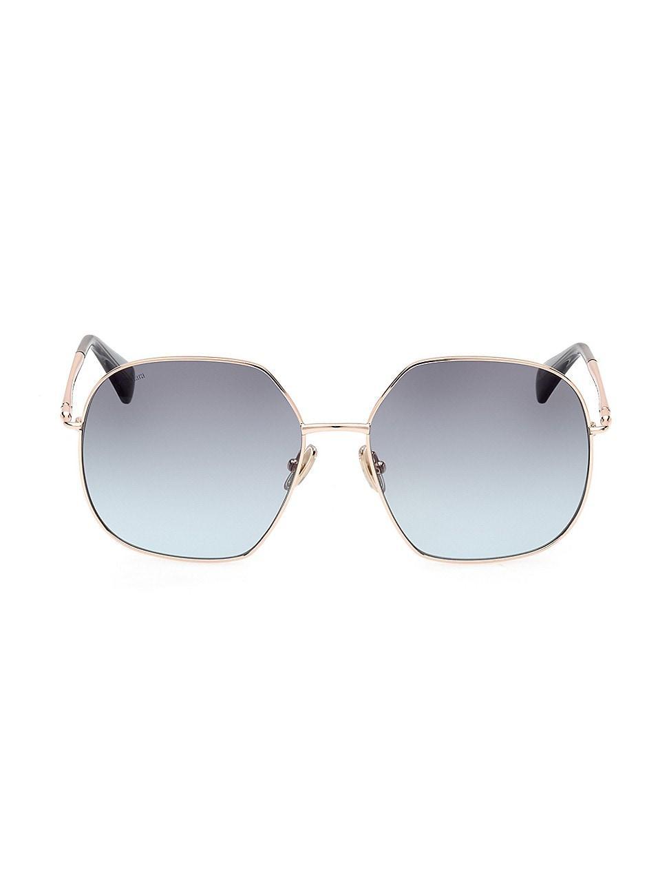 Womens 60MM Geometric Sunglasses Product Image