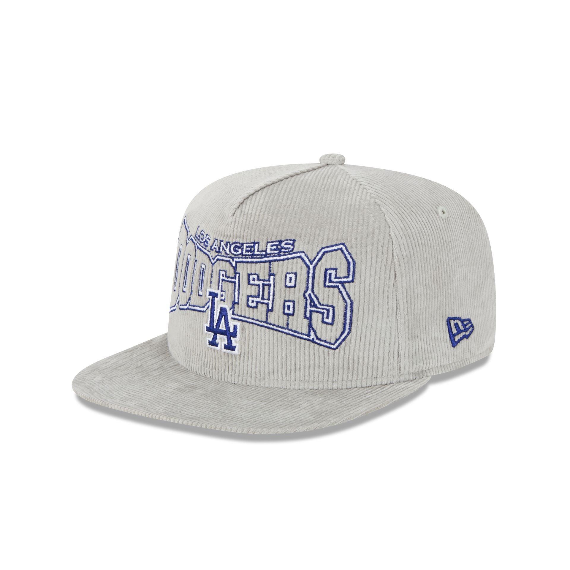 Los Angeles Dodgers Gray Cord Golfer Hat Male Product Image