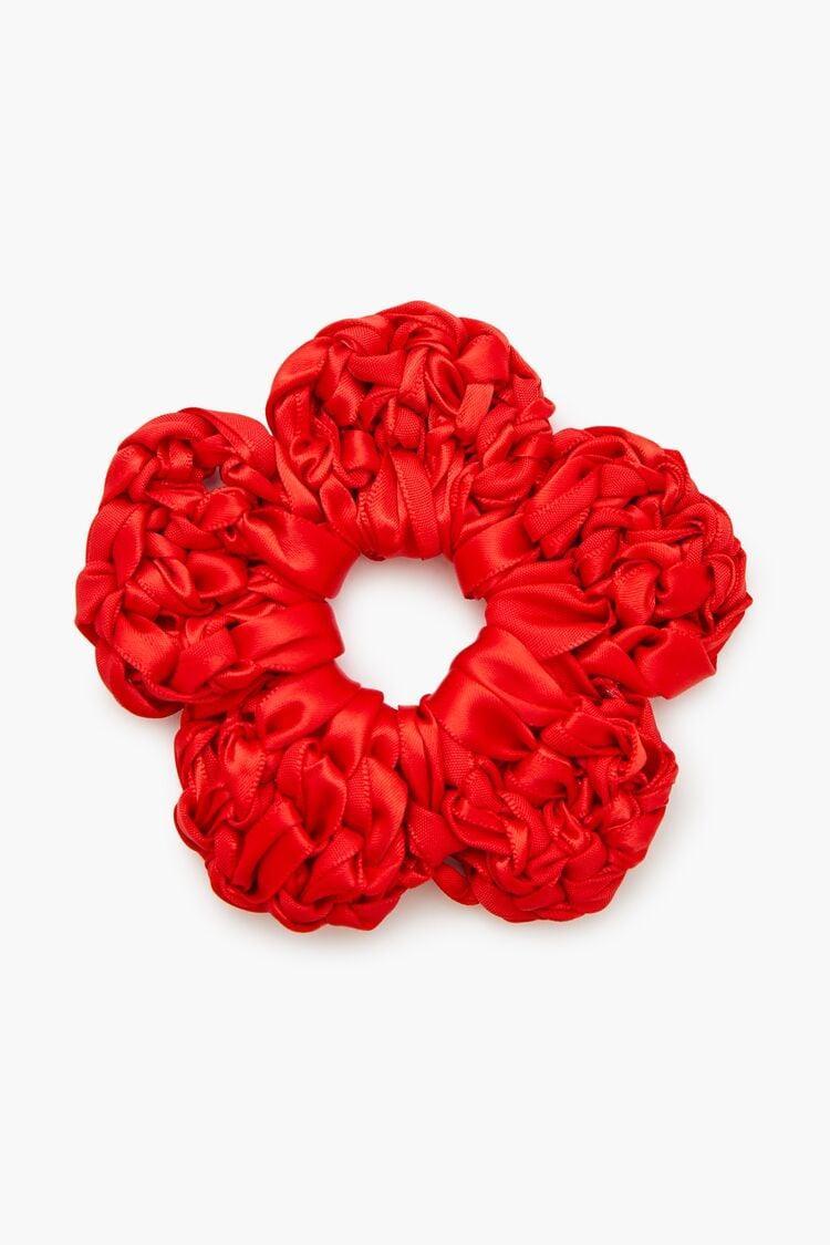 Floral Crochet Scrunchie | Forever 21 Product Image