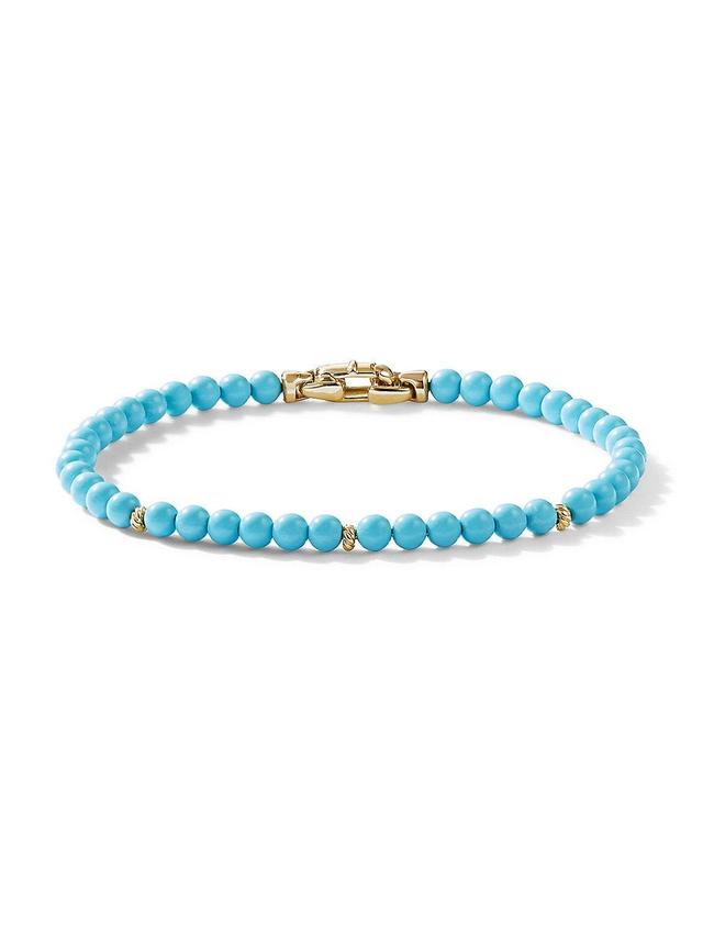 Womens Bijoux Spiritual Beads Bracelet with 14K Yellow Gold Product Image