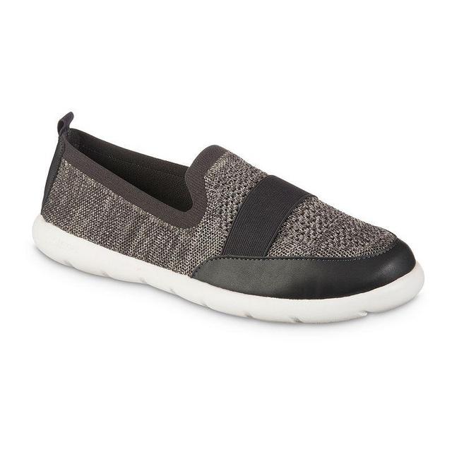 isotoner Mens Zenz Recycled Knit Closed Back Shoes Dark Grey Product Image