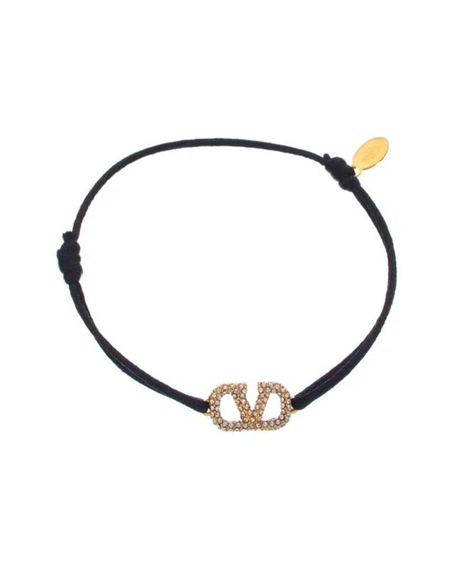 Vlogo Bracelet In Black Product Image