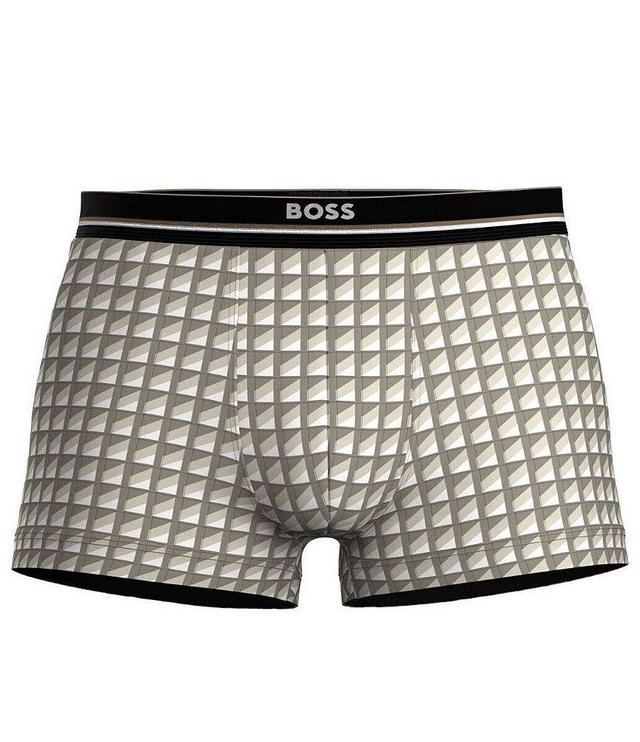 Hugo Boss Mini-Pattern 2.25#double; Inseam Trunks Product Image