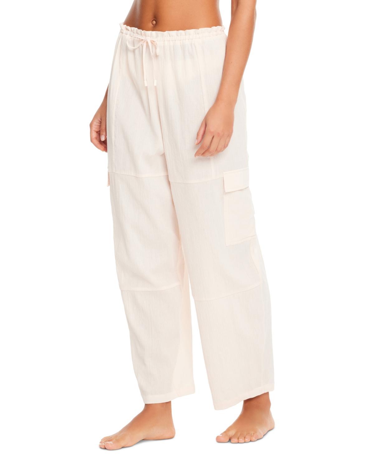 Sanctuary Womens Barrel-Leg Cover-Up Cargo Pants Product Image