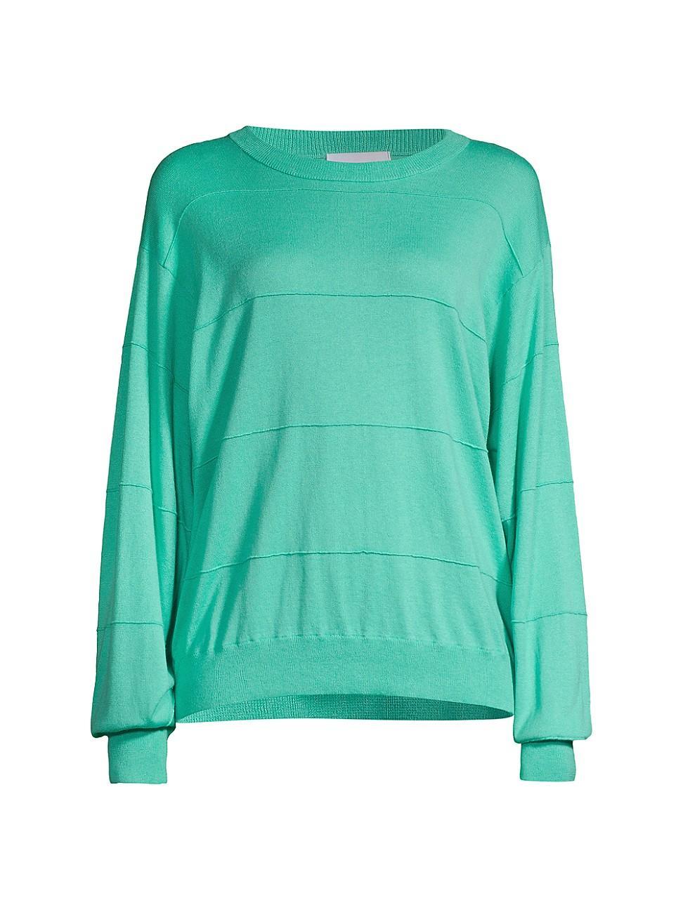 Womens Balou Striped Cotton-Blend Sweater Product Image