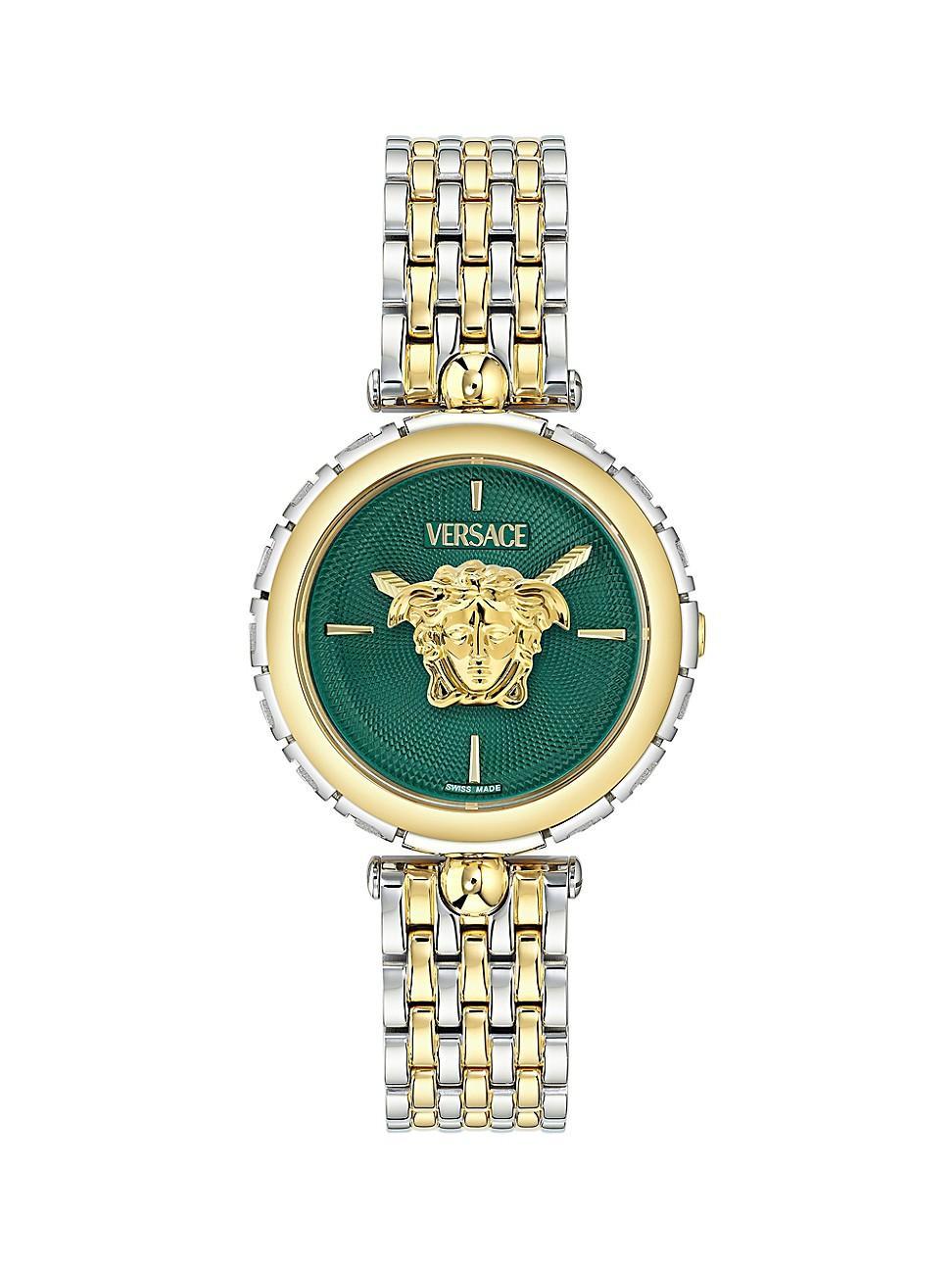 Womens Medusa Heritage Two-Tone Bracelet Watch Product Image