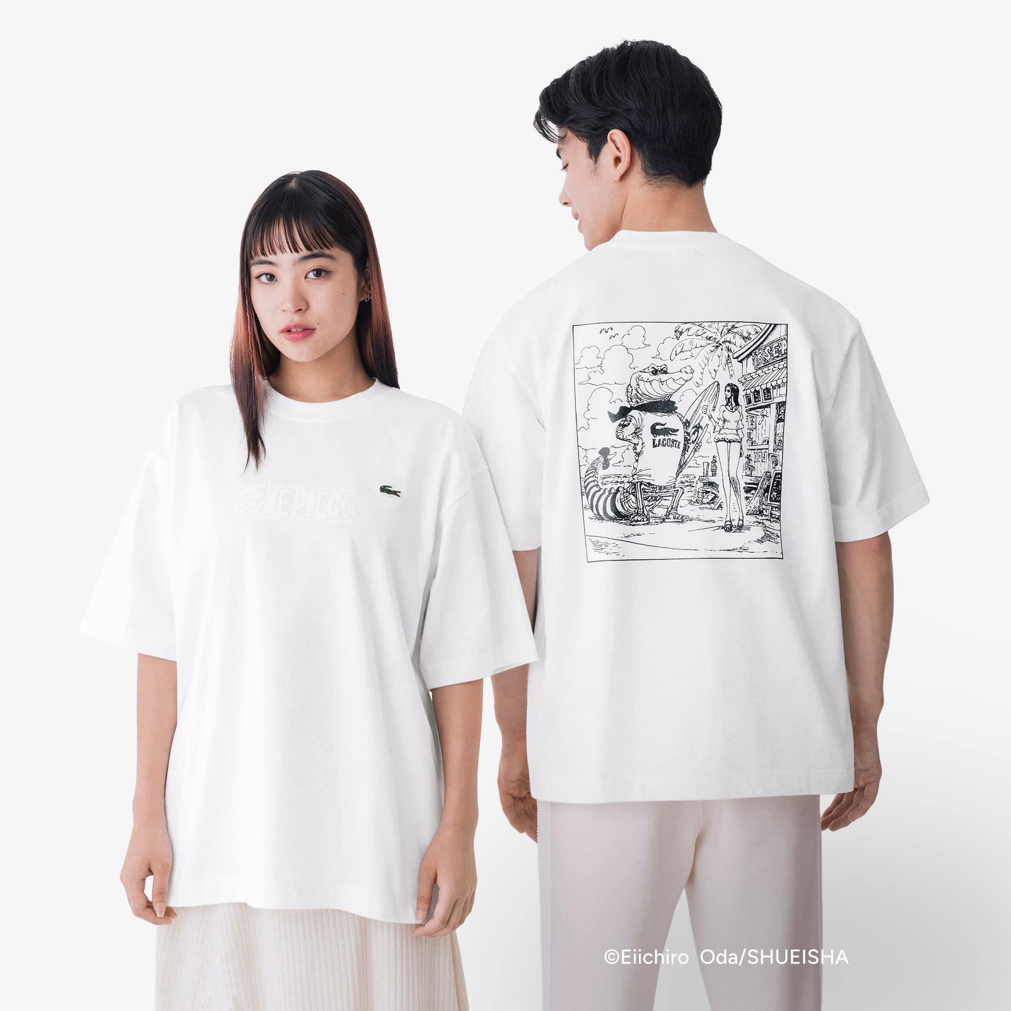 Loose Fit Lacoste x ONE PIECE T-shirt Product Image