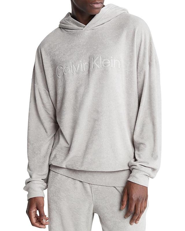 Calvin Klein Cotton Blend Tonal Logo Hoodie Product Image