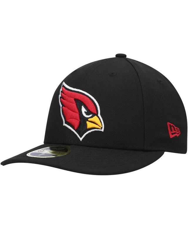 Men's New Era Black Arizona Cardinals Omaha Low Profile 59FIFTY Fitted Hat Product Image