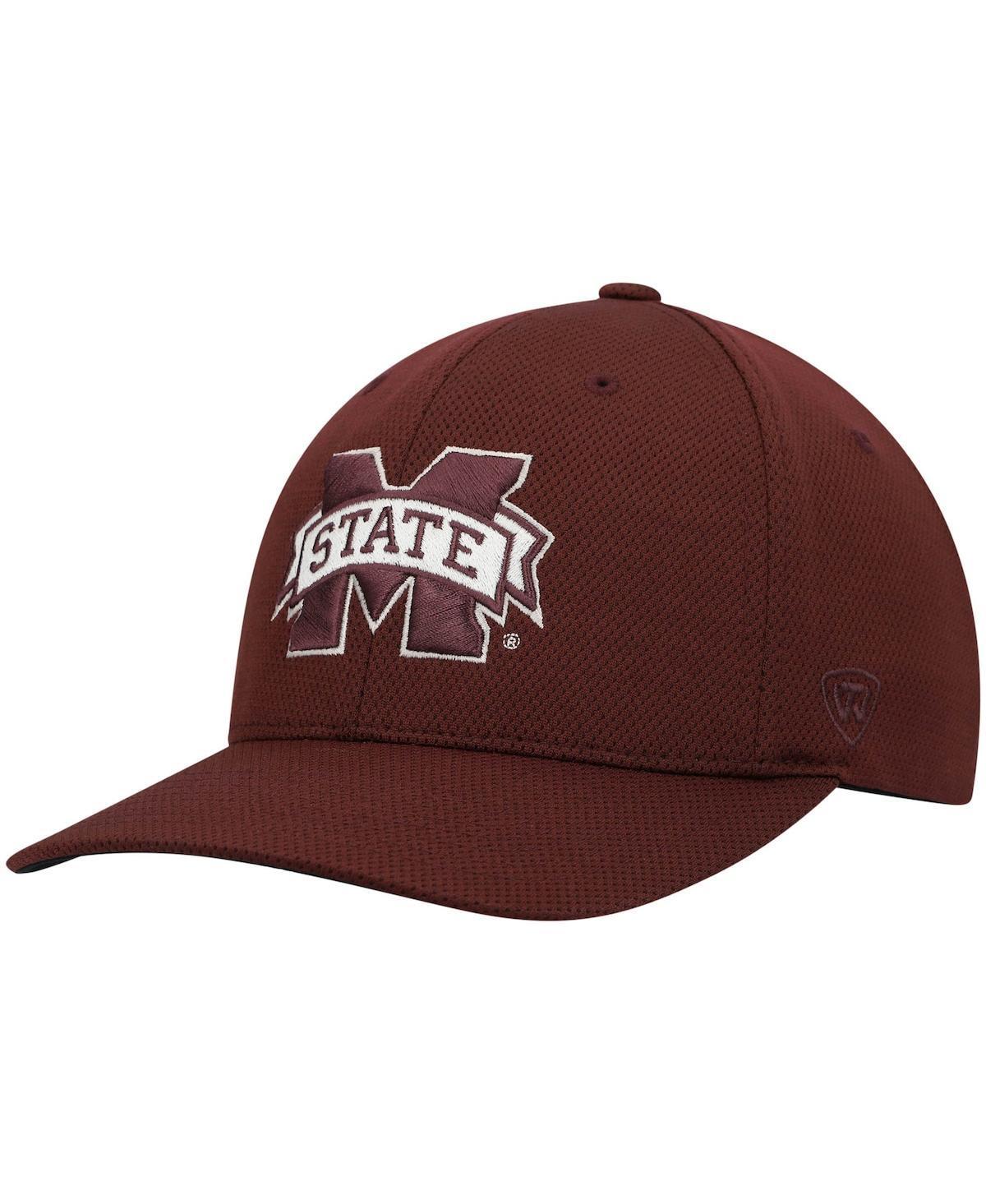 Mens Top of The World Maroon Mississippi State Bulldogs Reflex Logo Flex Hat Product Image