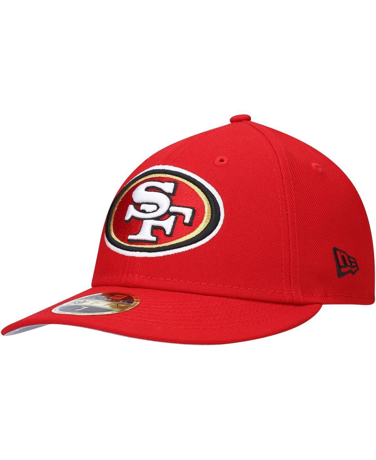 Mens New Era Scarlet San Francisco 49Ers Omaha Low Profile 59Fifty Fitted Hat Product Image