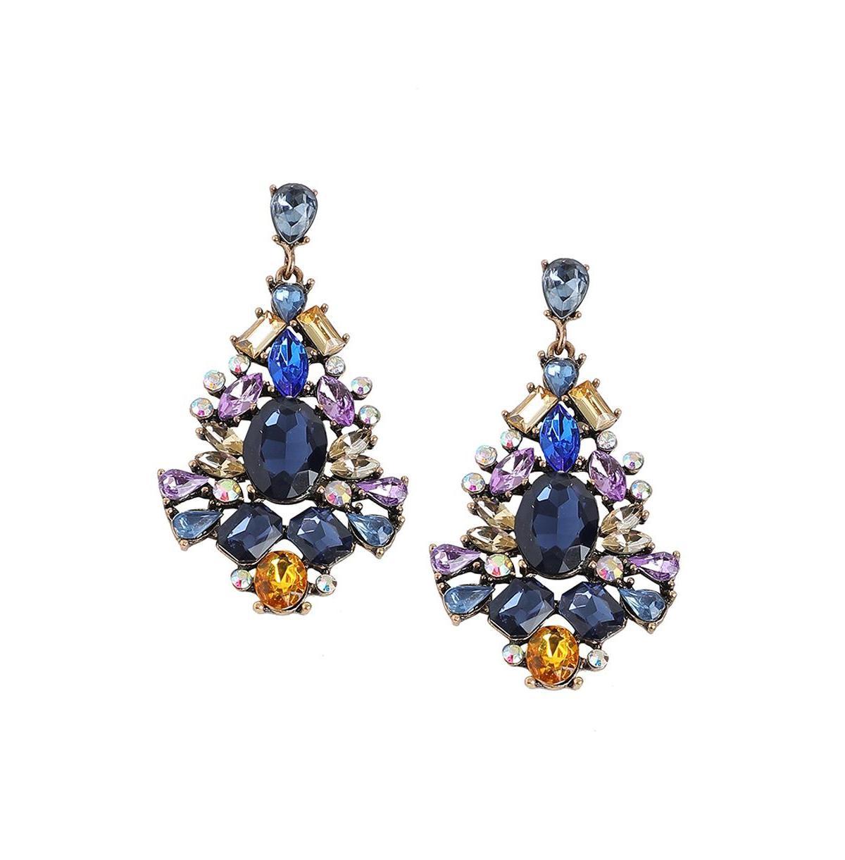 Sohi Womens Royal Drop Earrings Product Image