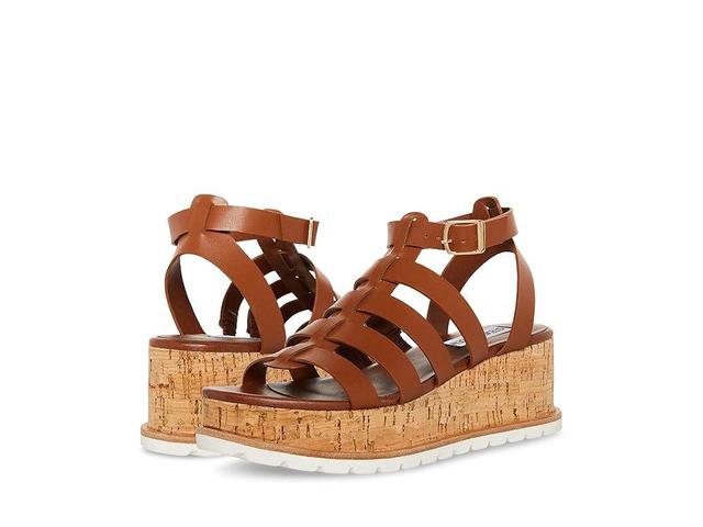 Steve Madden Kaydee Sandal (Cognac Leather) Women's Shoes Product Image