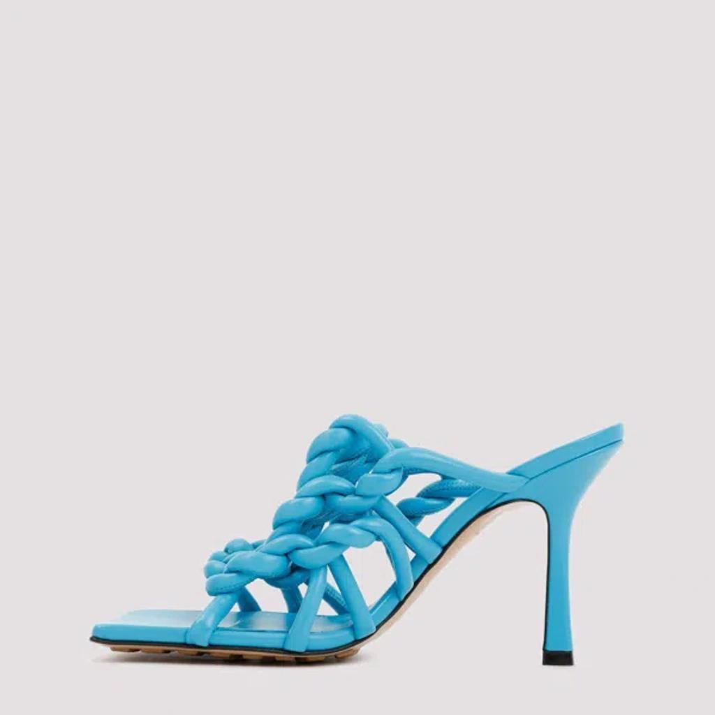 BOTTEGA VENETA Stretch Woven Sandal In Blue Product Image