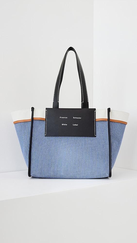 Proenza Schouler White Label Large Morris Pinstripe Tote | Shopbop Product Image