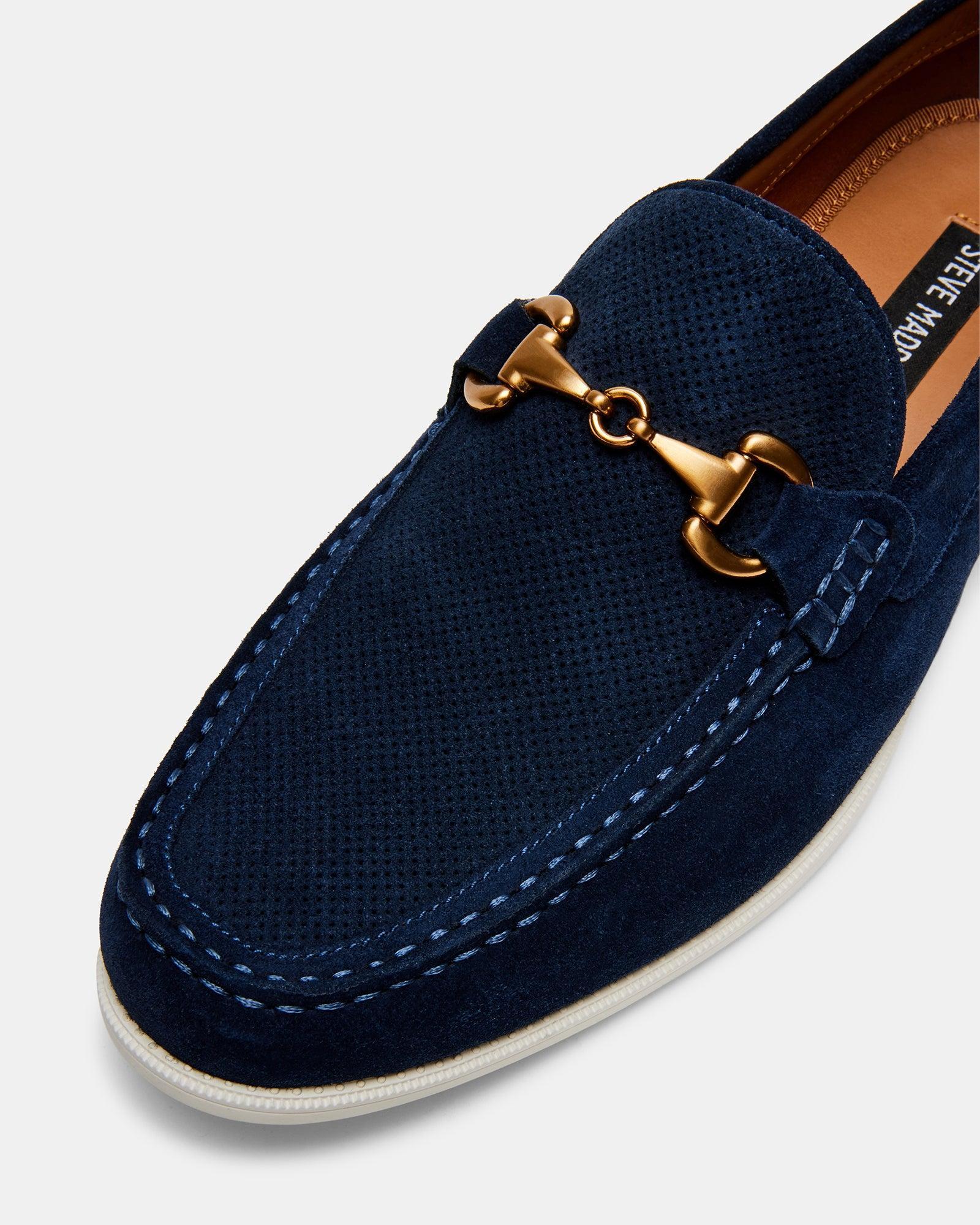 RENZZI NAVY SUEDE Male Product Image