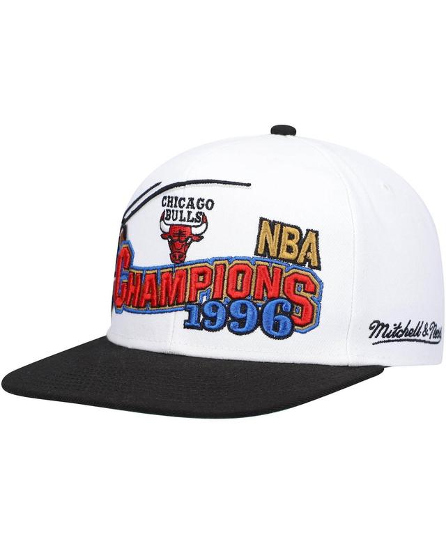 Mitchell & Ness Mens Chicago Bulls Mitchell & Ness Bulls 96 Champions Wave 2 Tone Snapback - Mens Product Image