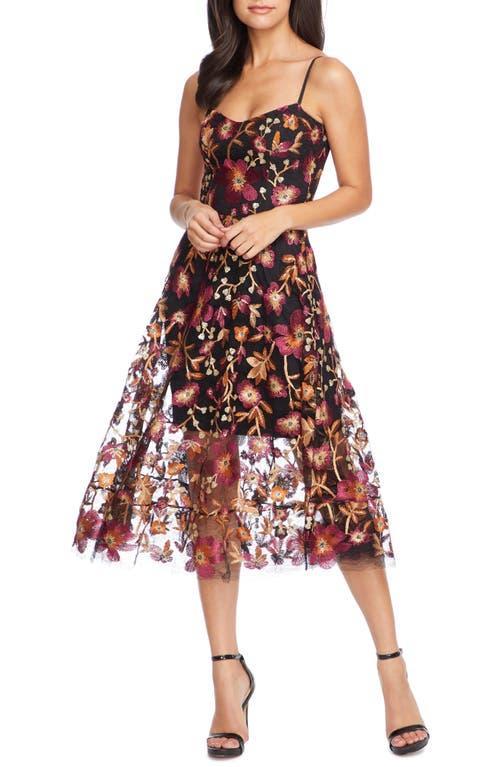 Dress the Population Uma Floral Embroidered Lace Dress Product Image