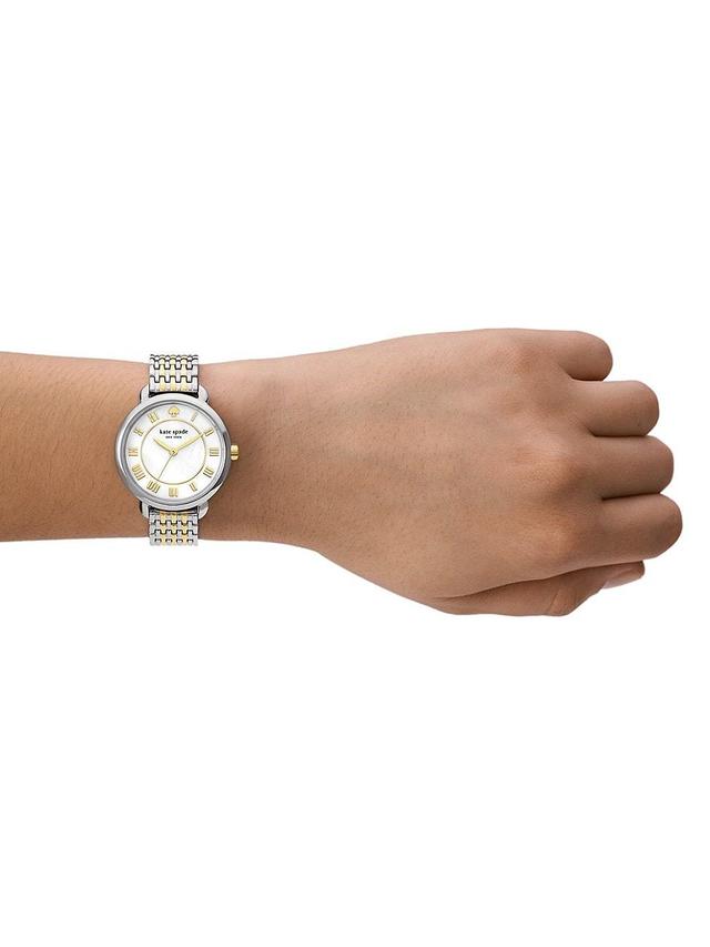 Womens Lily Avenue Two-Tone Stainless Steel Three-Hand Watch Product Image