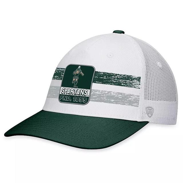 Mens Top of the World /Green Michigan State Spartans Retro Fade Snapback Hat Product Image