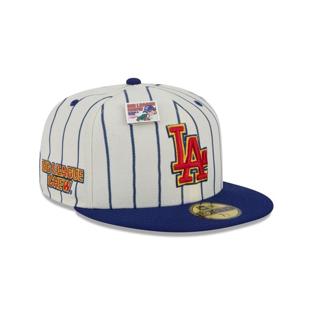 Big League Chew X Los Angeles Dodgers Pinstripe 59FIFTY Fitted Hat Male Product Image