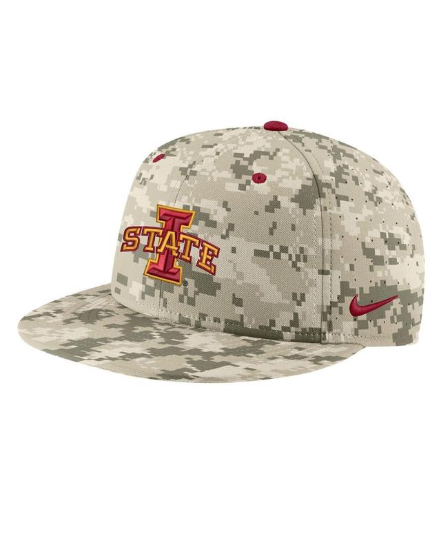 Mens Nike Camo Iowa State Cyclones Aero True Baseball Performance Fitted Hat Product Image