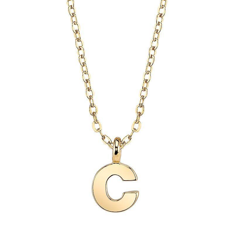 1928 Initial Pendant Necklace, Womens B Product Image