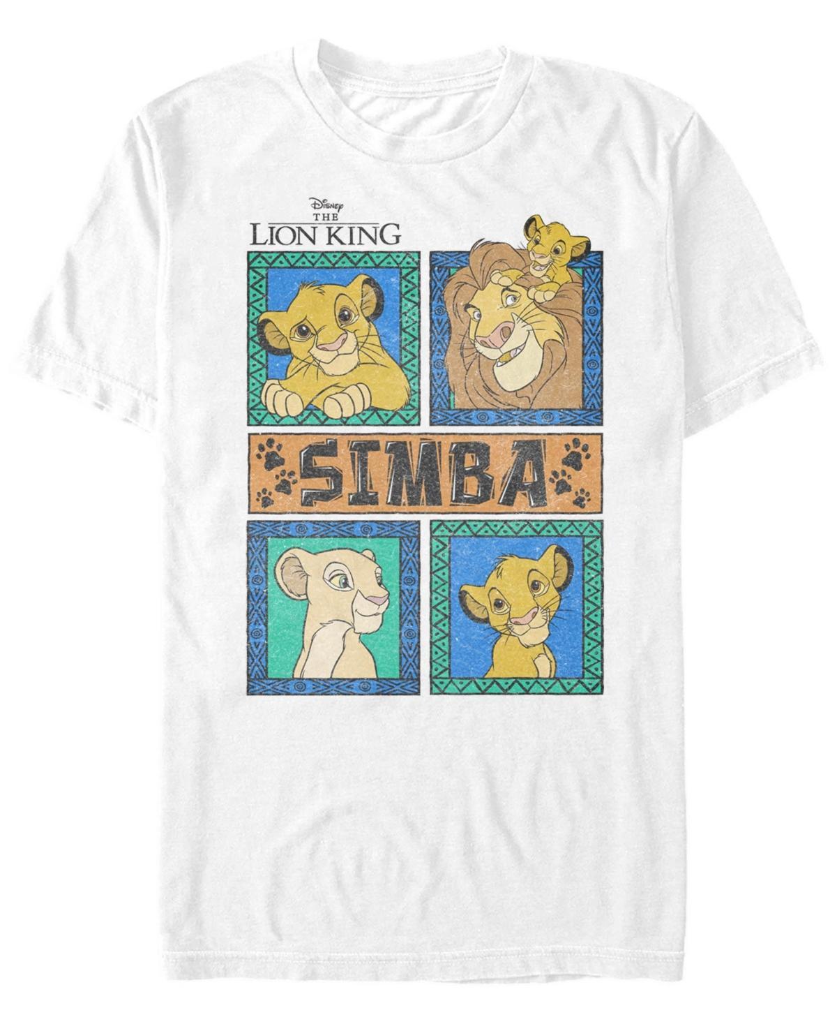 Disneys The Lion King Character Portrait Panels Mens Tee Product Image