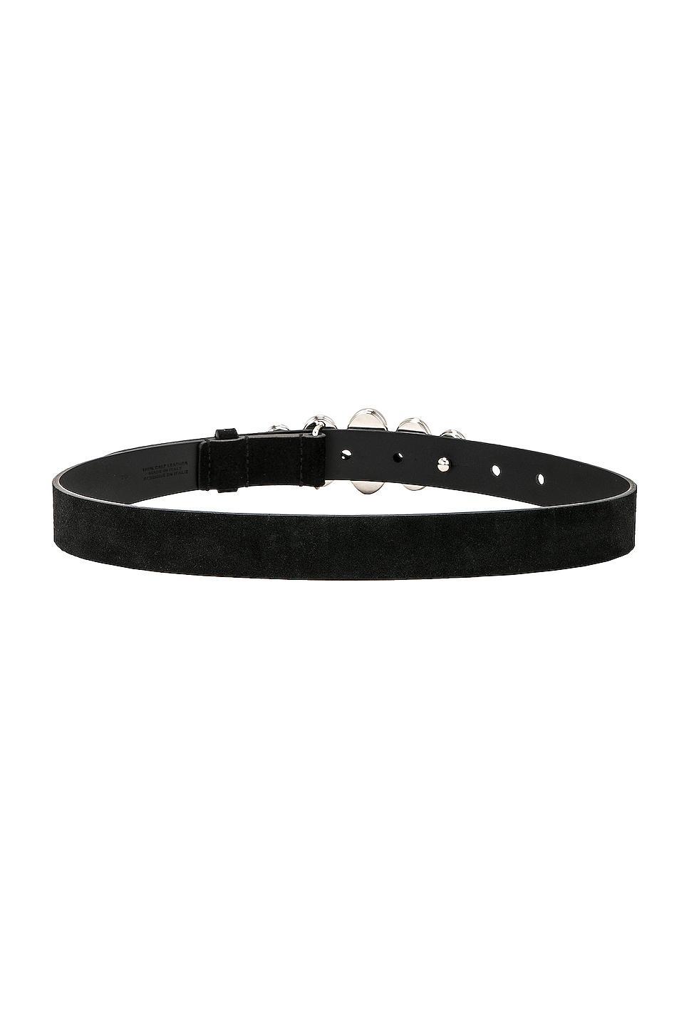 Isabel Marant Fuzz Belt in Black Product Image