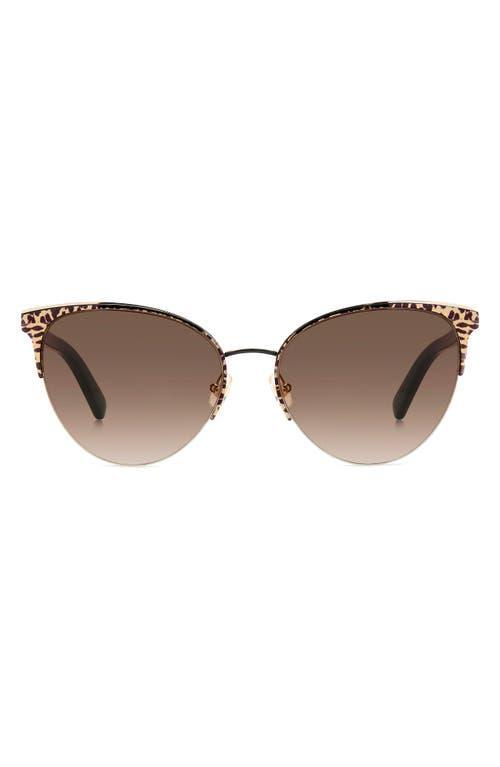 Kate Spade New York izara 57mm gradient cat eye sunglasses Product Image